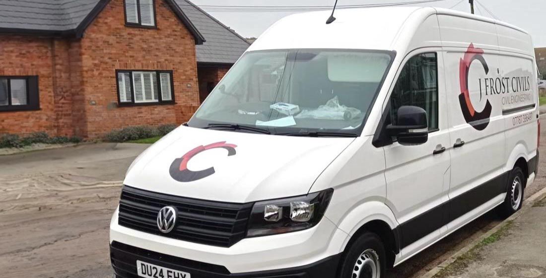 J Frost Civils van